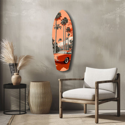 California Dreams Glass Wall Art