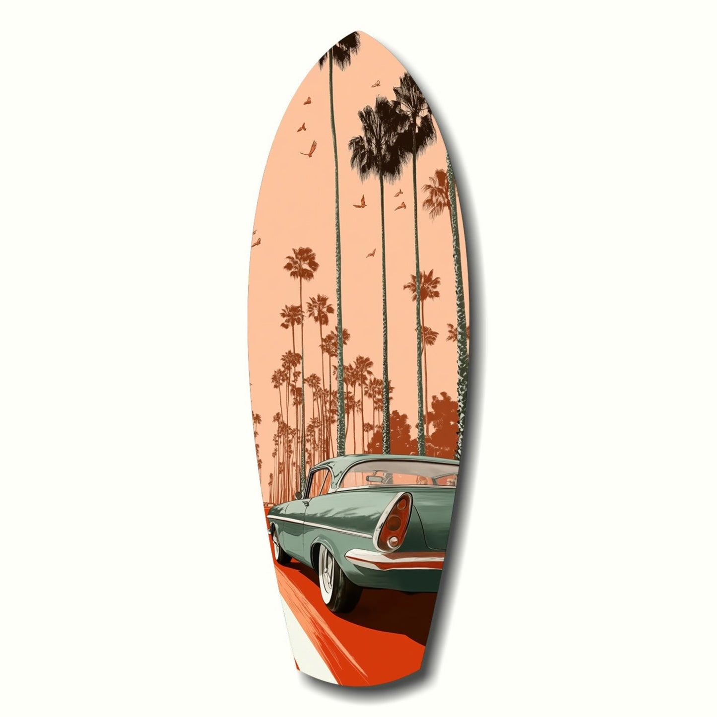 California Dreams V2 glass wall art