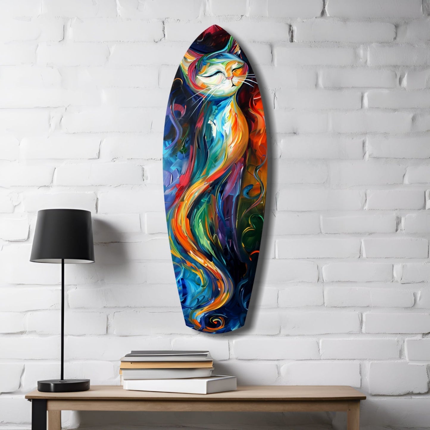 Cat Glass Wall Art - Charming Kitty Wall Decor