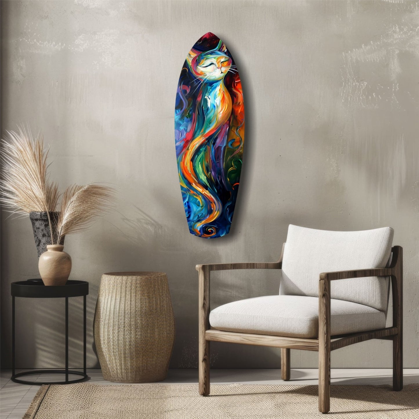 Cat Glass Wall Art - Charming Kitty Wall Decor