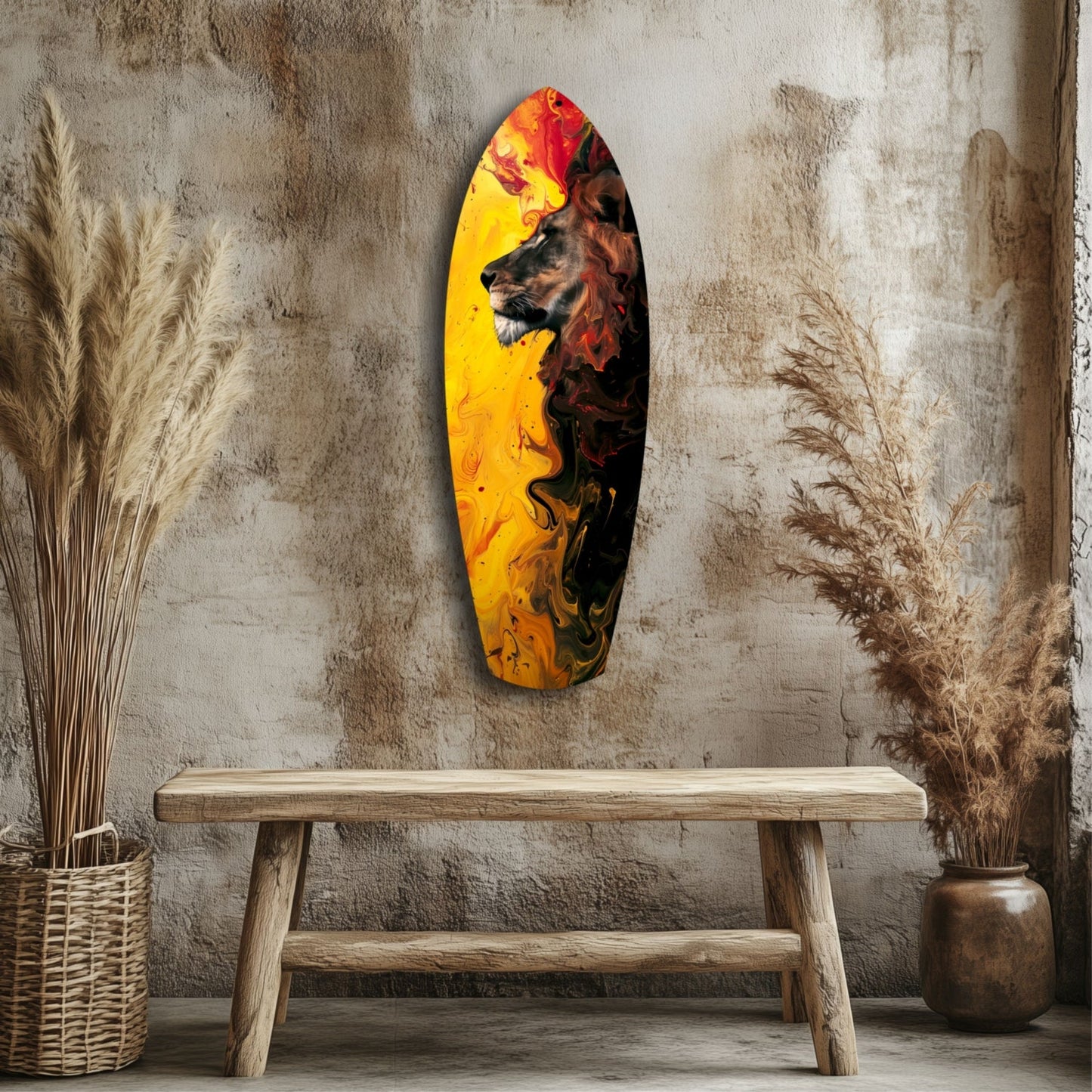 Lion Pride Glass Wall Art