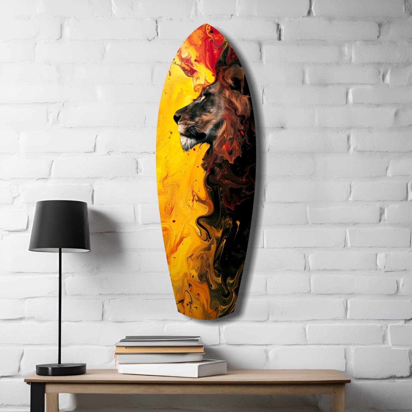 Lion Pride Glass Wall Art