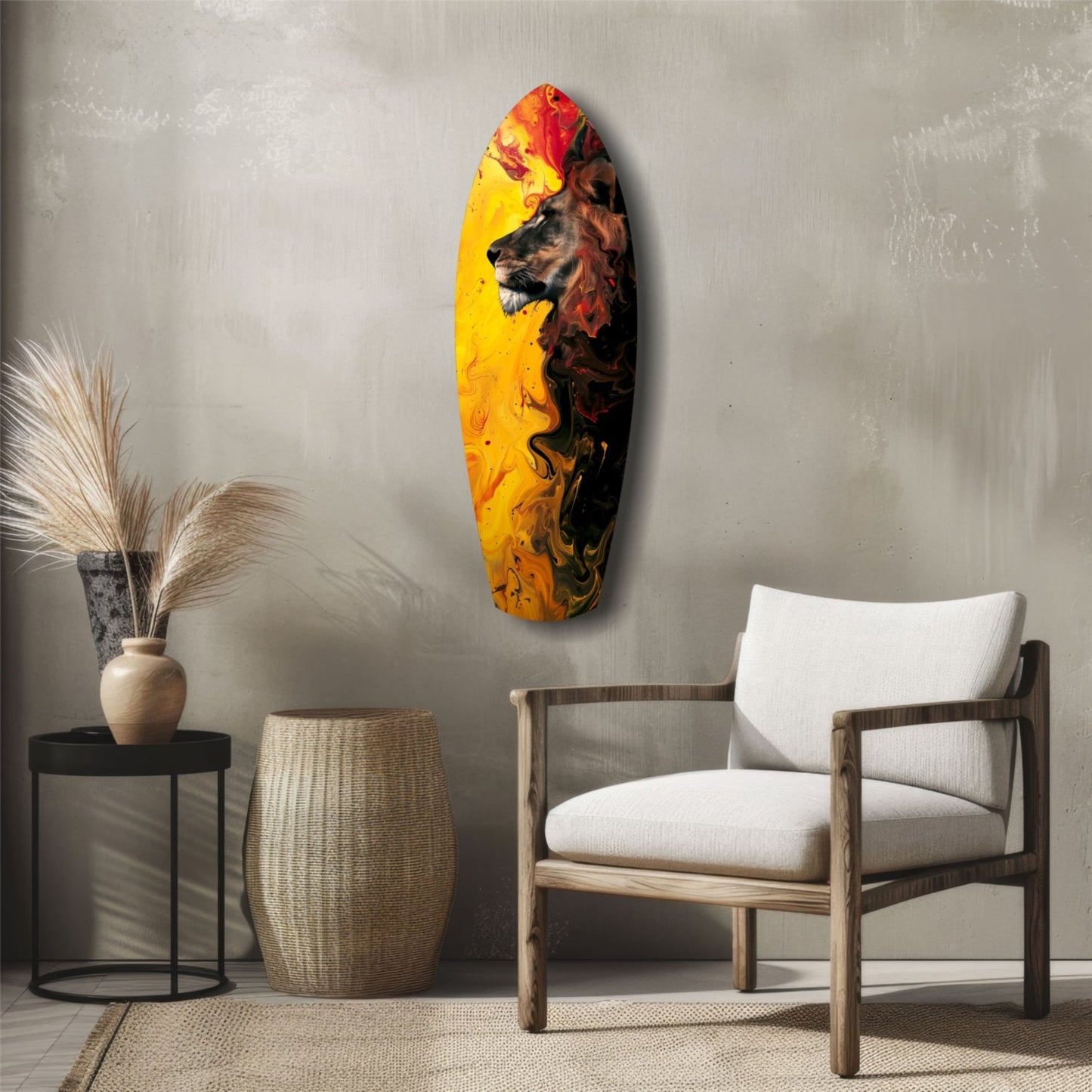 Lion Pride Glass Wall Art