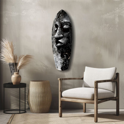 Woman Glass Wall Art