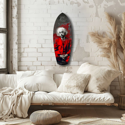 Are You Sure Glass Wall Art