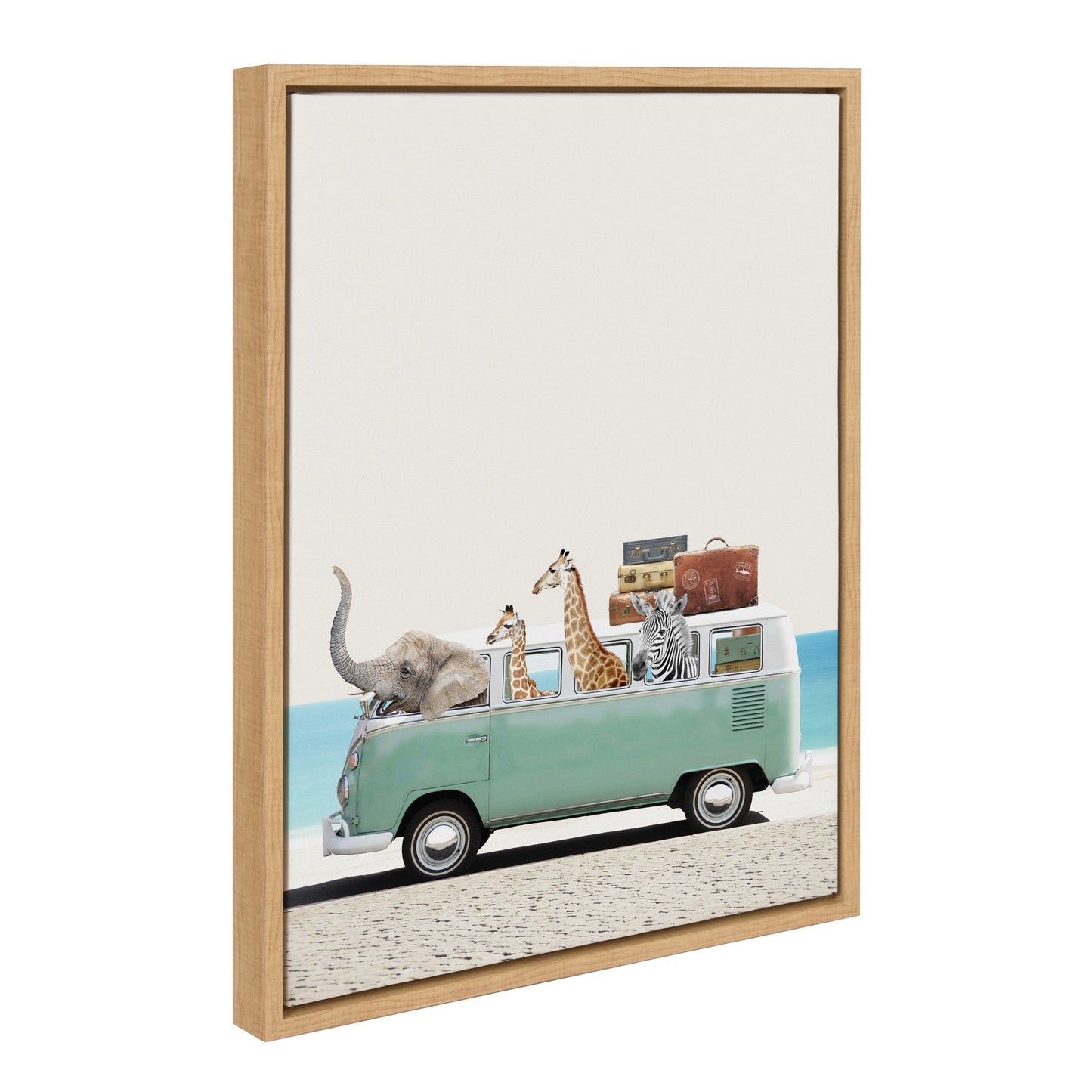 Summer Animal Adventures Canvas Wall Art