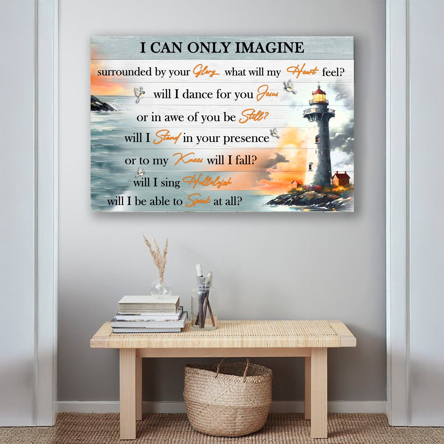I Can Only Imagine Faith Canvas Wall Art