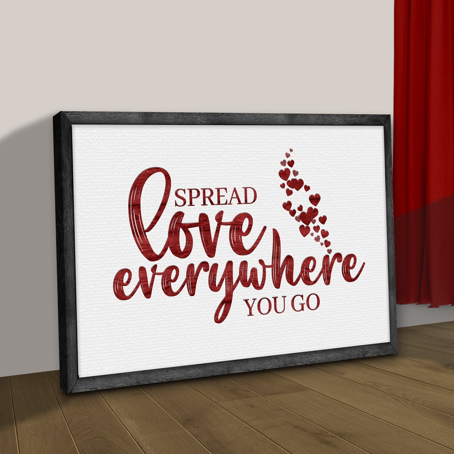 Valentines Day Love Canvas Wall Art