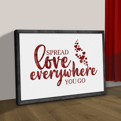 Valentines Day Love Canvas Wall Art