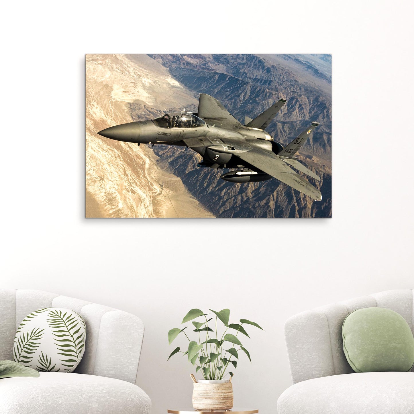 Fighter Plane Canvas Wall Art - Aviation Decor