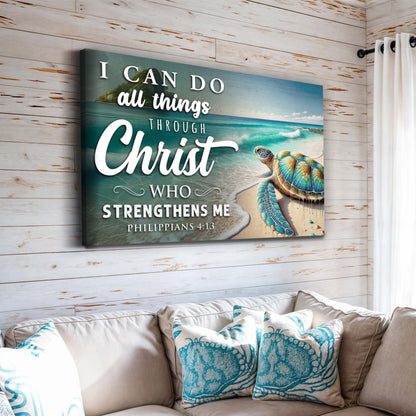 I Can Do All Things Faith Canvas Wall Art