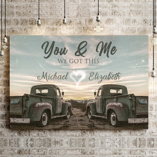 Vintage Truck We Got This Couple Canvas Wall Art
