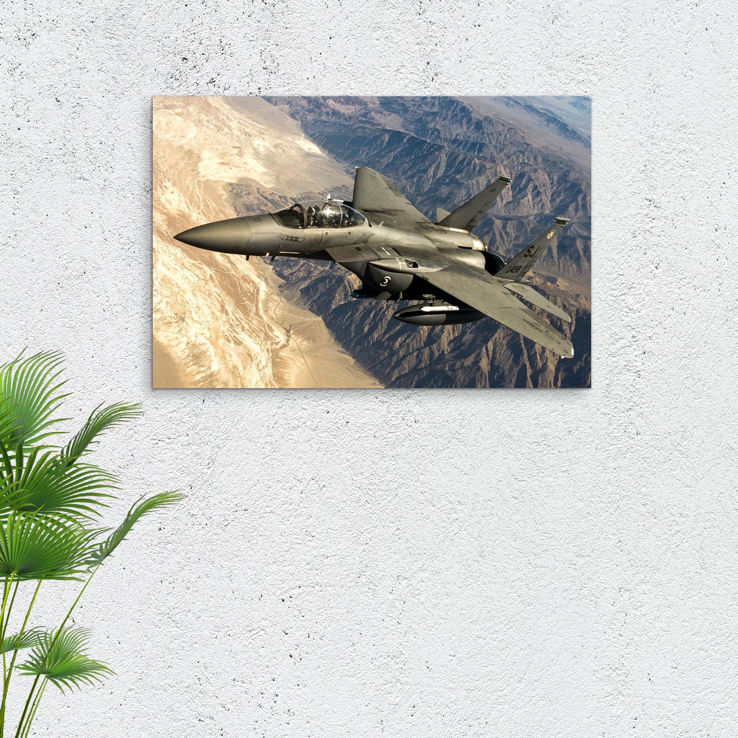 Fighter Plane Canvas Wall Art - Aviation Decor