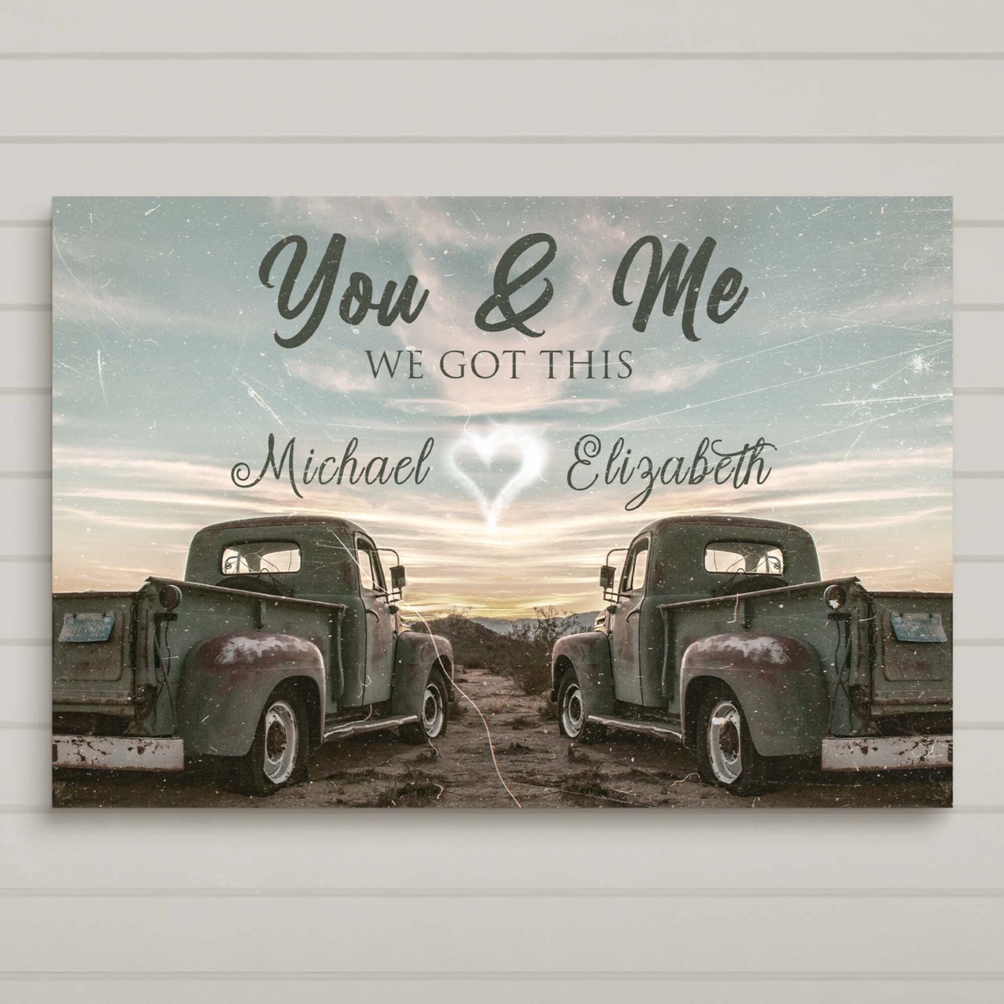 Vintage Truck We Got This Couple Canvas Wall Art