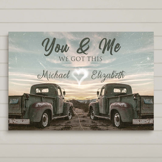Vintage Truck We Got This Couple Canvas Wall Art