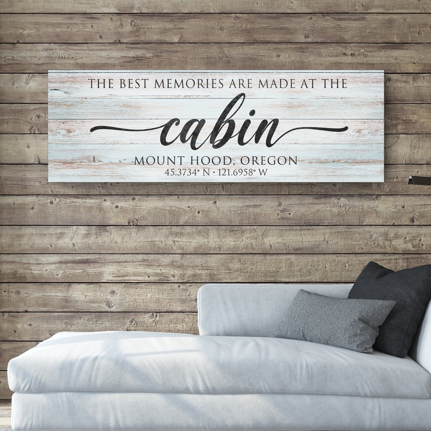 Best Memories Made at the Cabin Canvas Wall Art