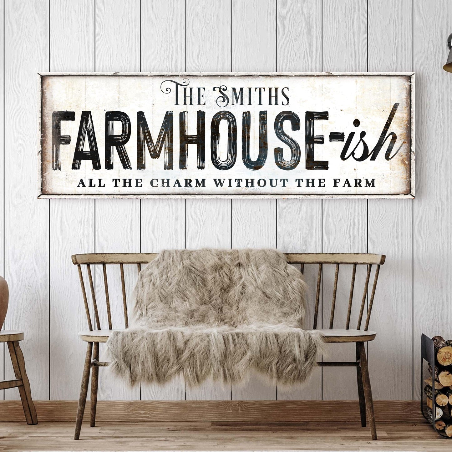 Farmhouse-Ish Canvas Wall Art Sign