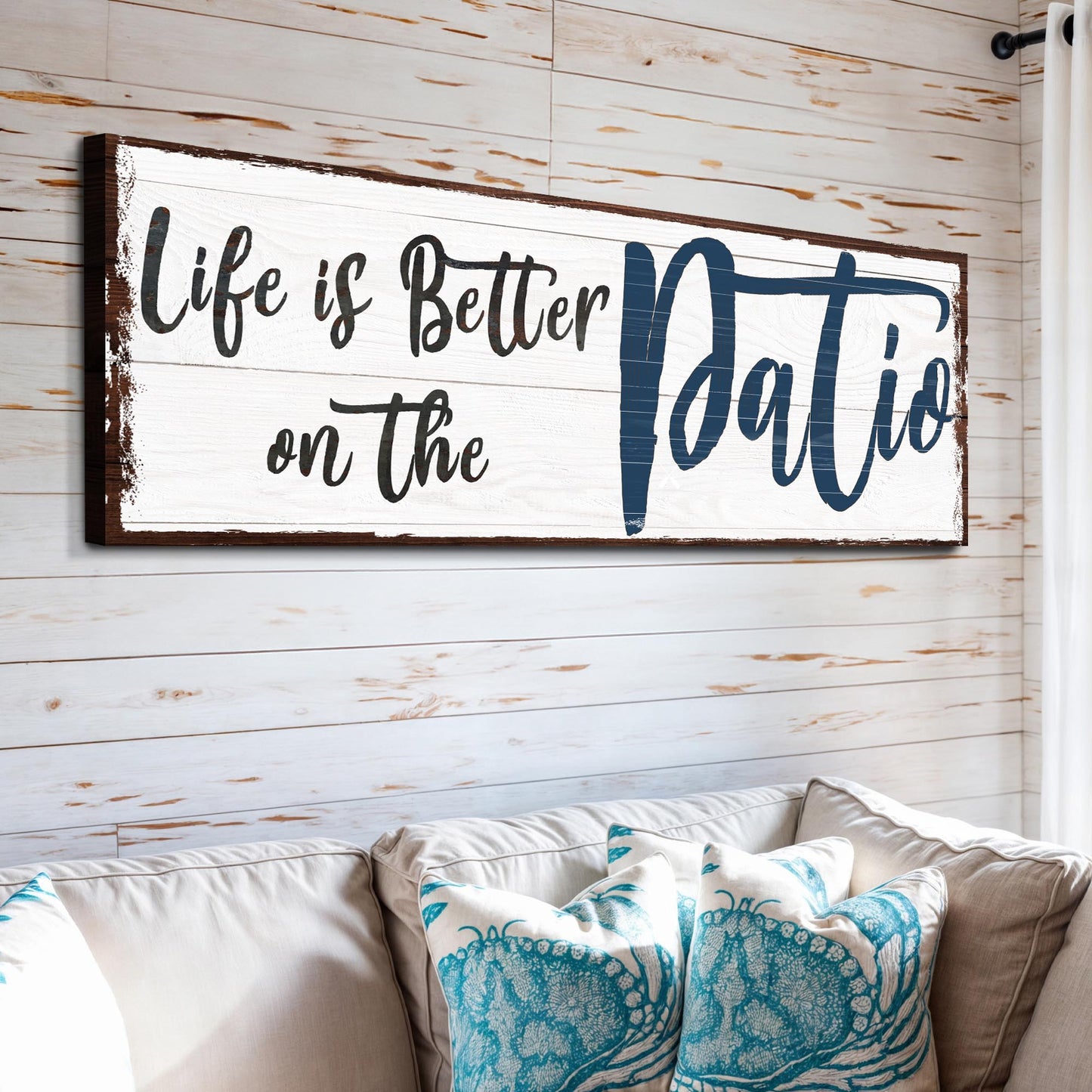 Life Is Better on the Patio Canvas Wall Art