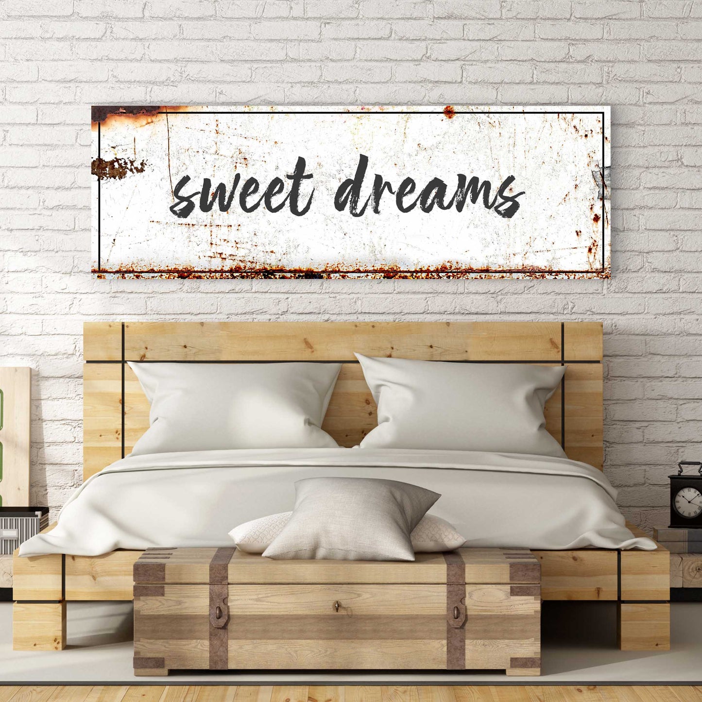 Sweet Dreams Bedroom Canvas Wall Art
