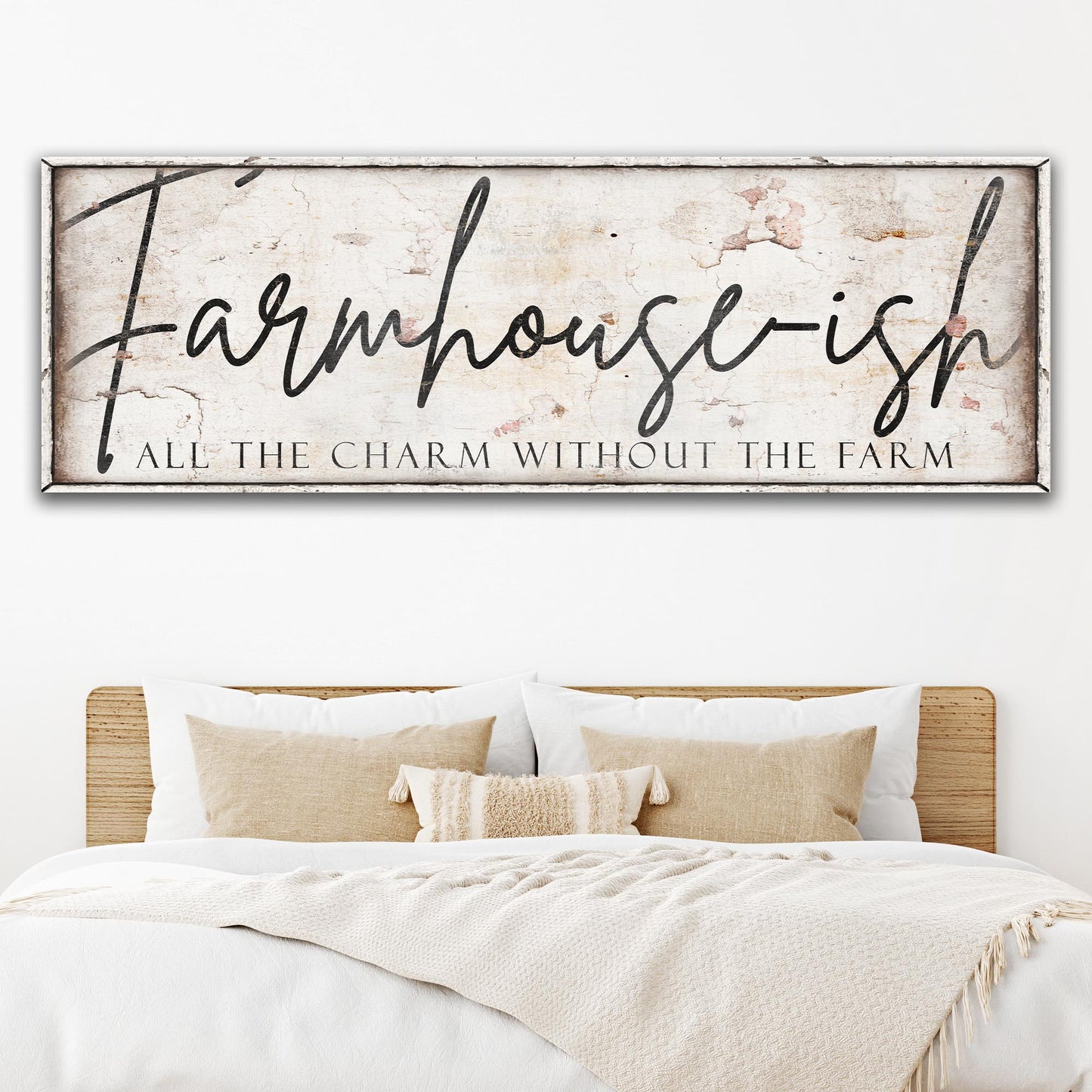 Farmhouse-Ish Canvas Wall Art Sign
