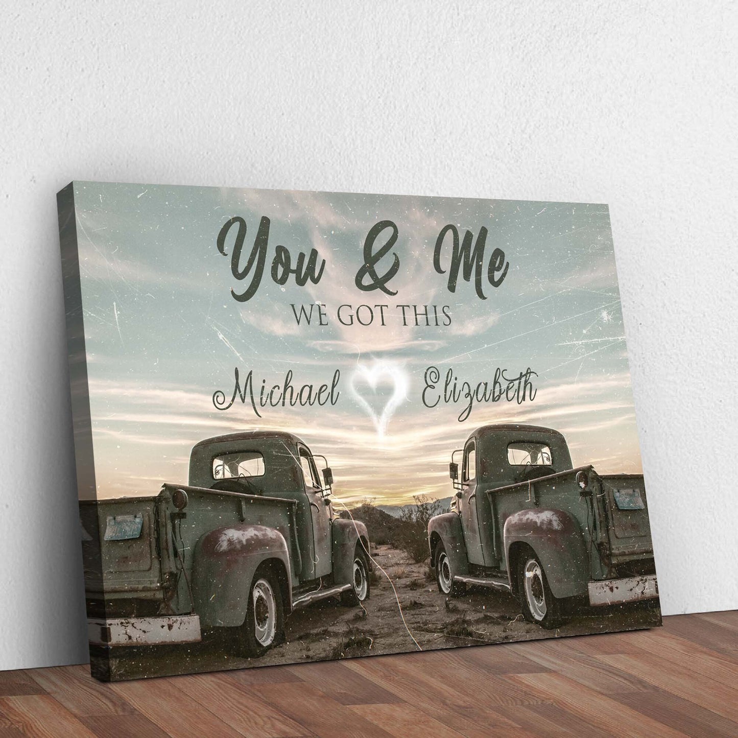 Vintage Truck We Got This Couple Canvas Wall Art