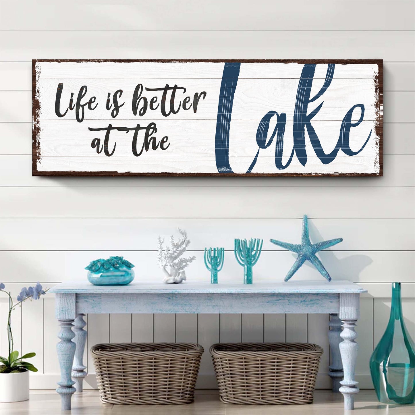 Life Is Better at the Lake Canvas Wall Art