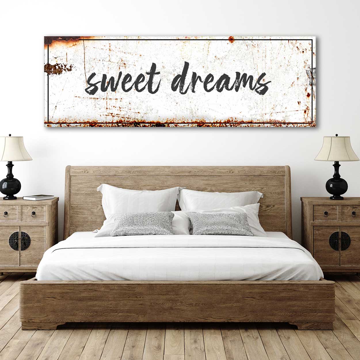 Sweet Dreams Bedroom Canvas Wall Art