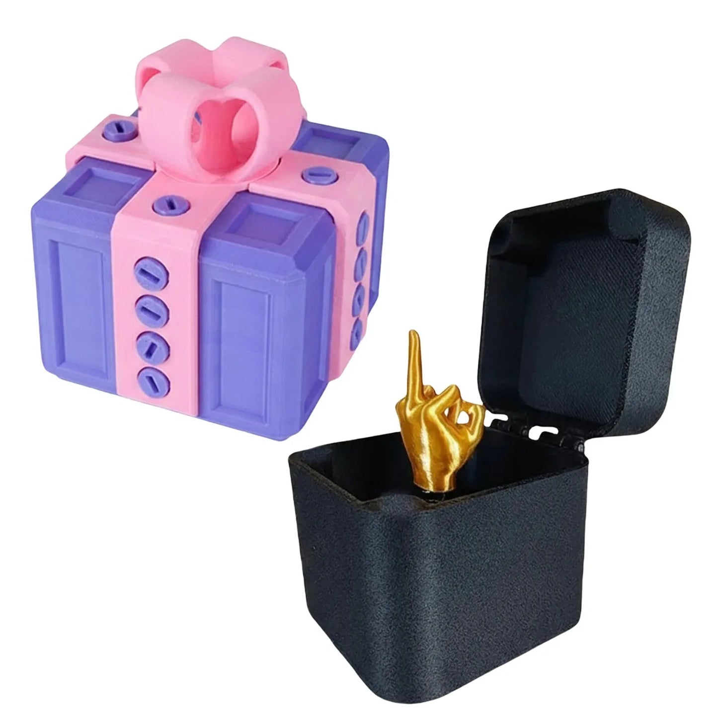 Middle Finger Prank Gift Box - Surprise Pop-Up Gag Gift