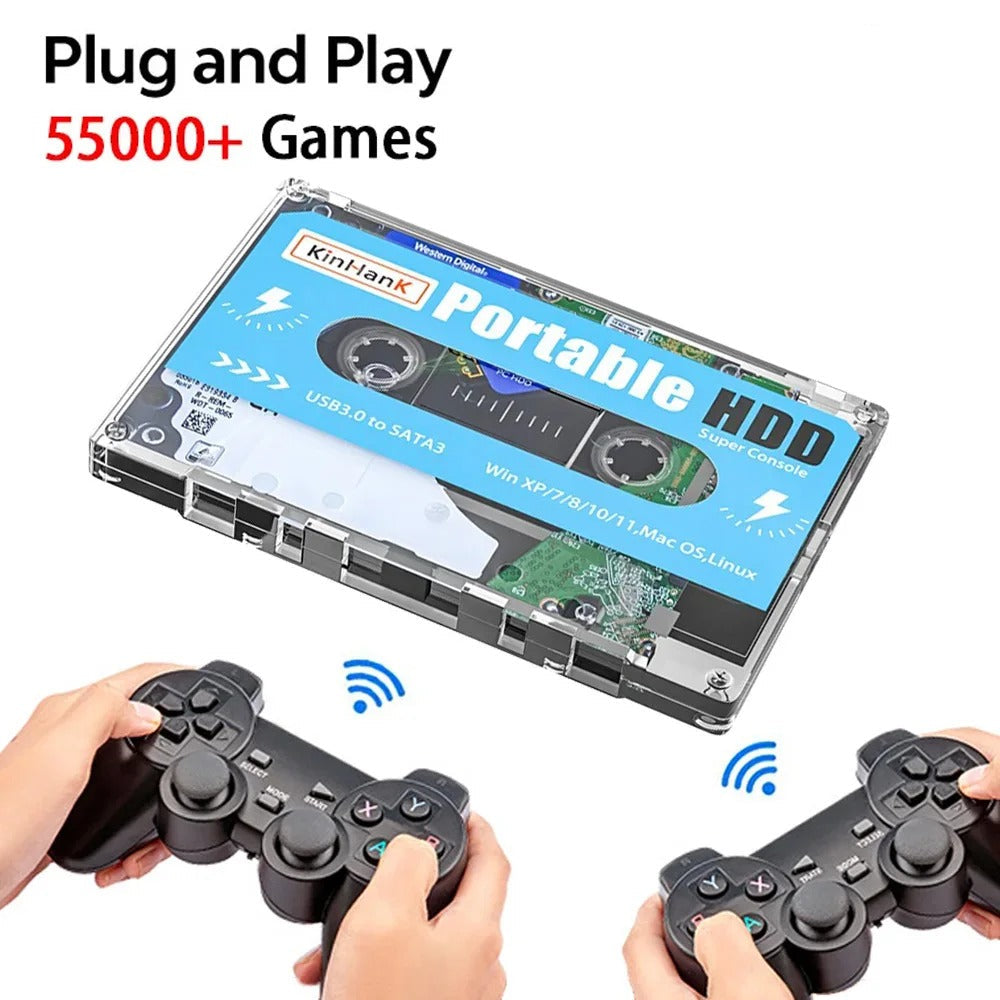 GameVault 500GB - Instantly Transform Your Gaming World with 55,000+ Games!