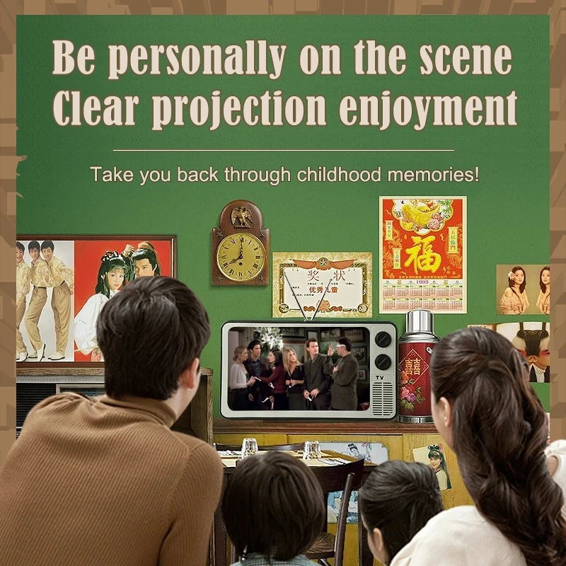 Retro TV Phone Screen Magnifier: Your Cinema at Home