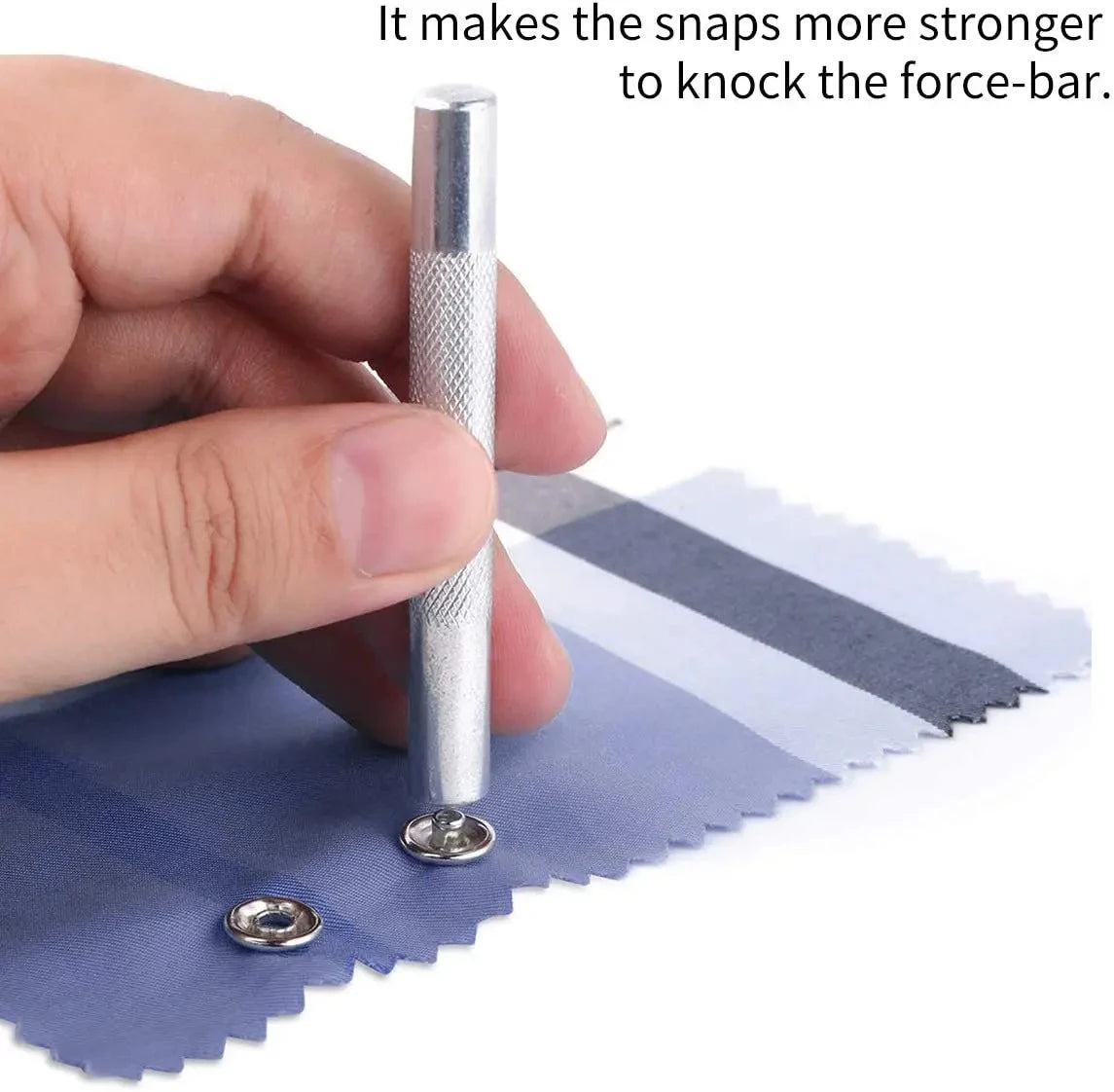 Snap Fastener Kit: 200 Sets Metal Prong Button Tool