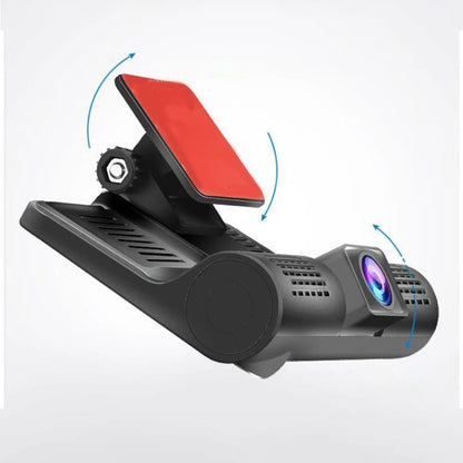 VisionGuard: 4-Inch 1080P Car Three Lens Night Vision Driving Recorder
