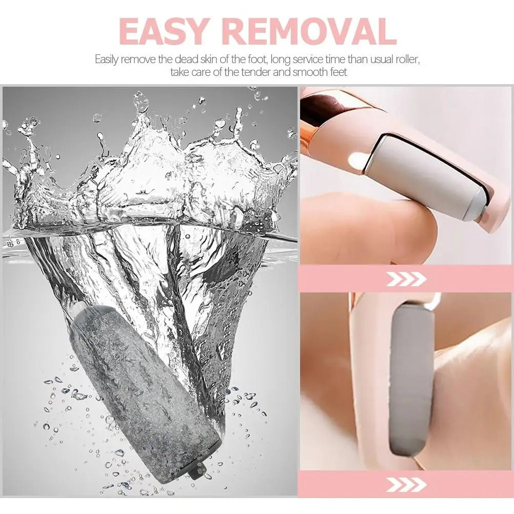 Product for easy removal of dead skin with water splash and callus remover usage on feet
