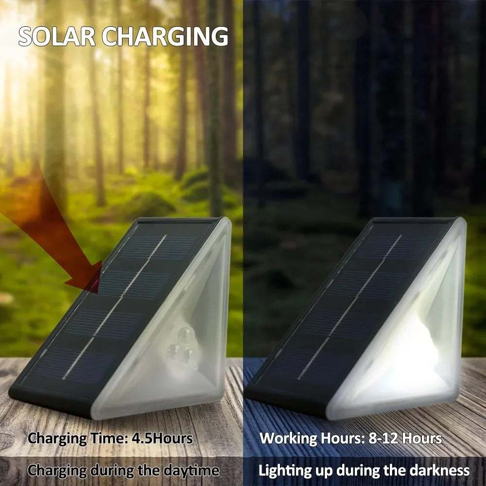 SunStep Solar Step Lights: Illuminate Your Path, No Electricity Needed!