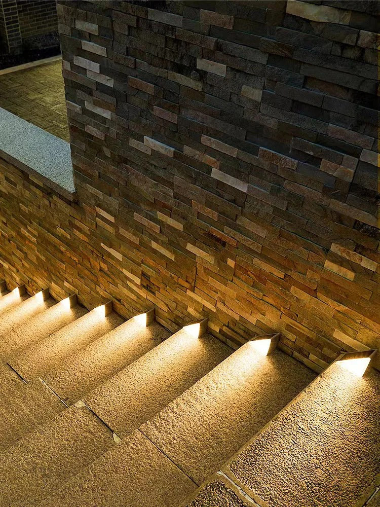 SunStep Solar Step Lights: Illuminate Your Path, No Electricity Needed!