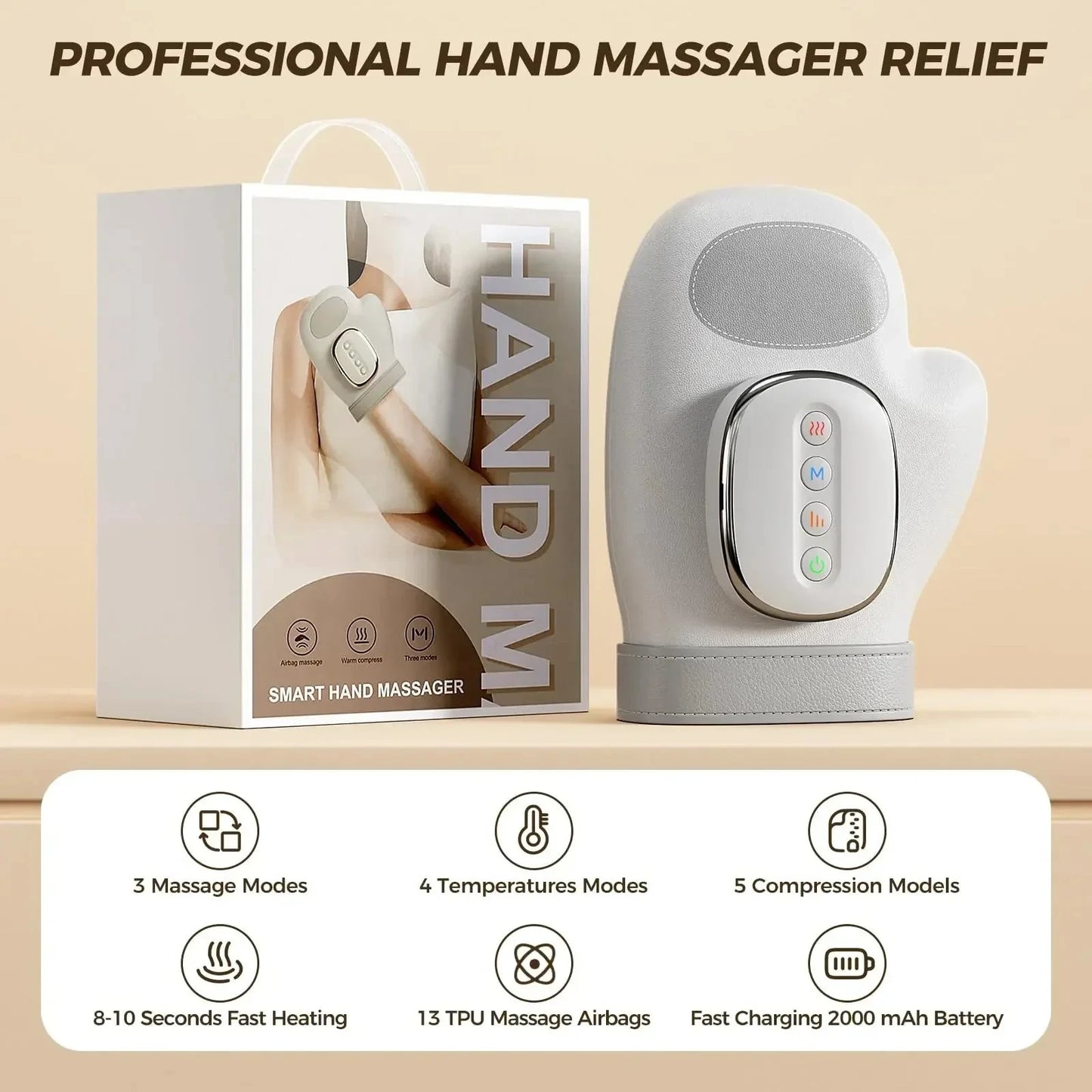 Electric Hand Massager – Instantly Soothe Tired Hands at Home