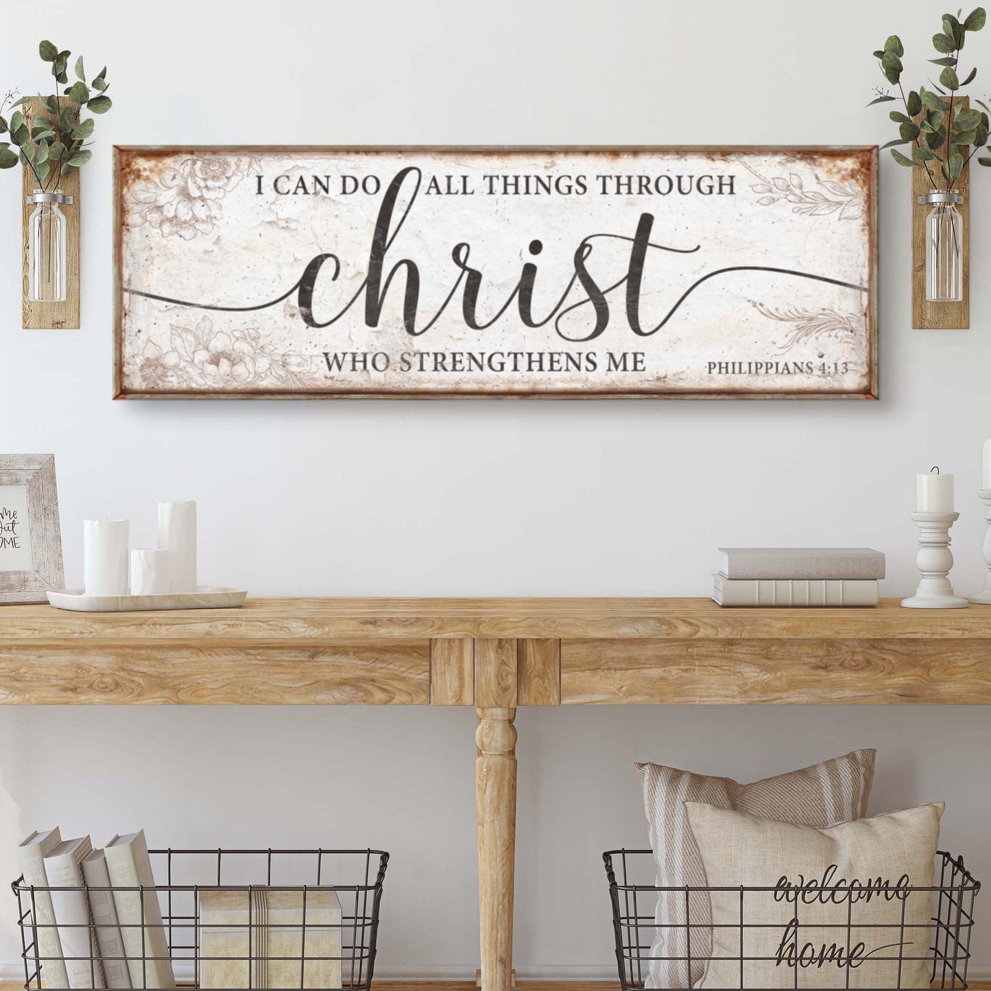 I Can Do All Things Through Christ Who Strengthens Me Canvas