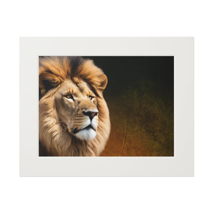 Majestic Lion Framed Fine Art Print