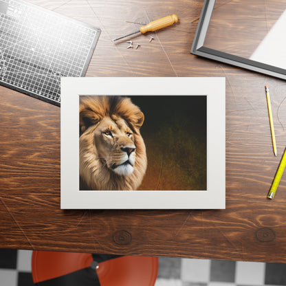 Majestic Lion Framed Fine Art Print