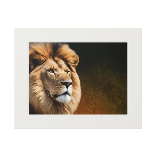 Majestic Lion Framed Fine Art Print
