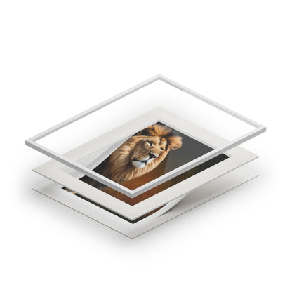 Majestic Lion Framed Fine Art Print