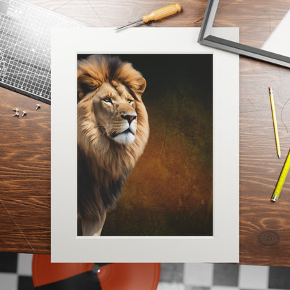 Majestic Lion Framed Fine Art Print