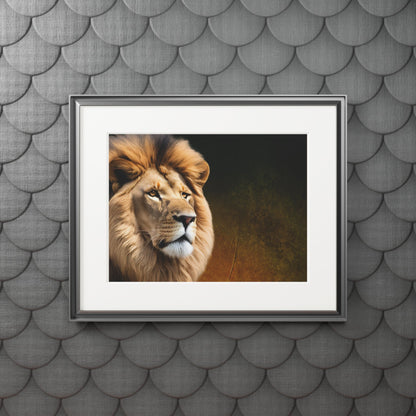 Majestic Lion Framed Fine Art Print