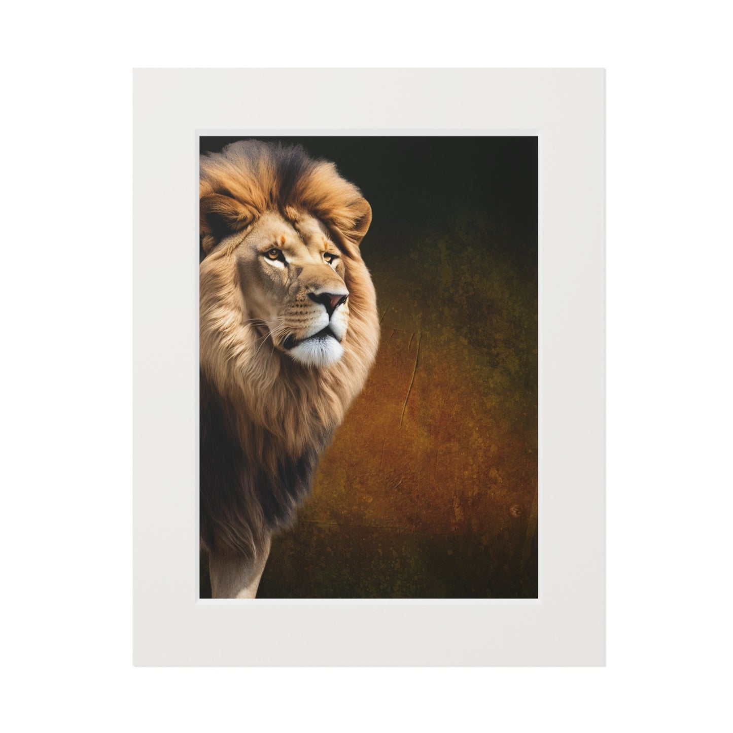 Majestic Lion Framed Fine Art Print