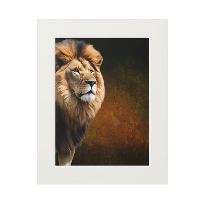 Majestic Lion Framed Fine Art Print