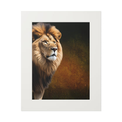Majestic Lion Framed Fine Art Print
