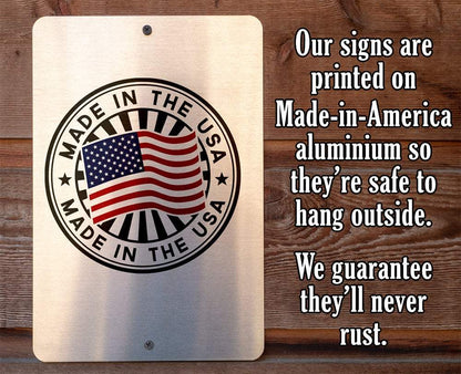 Basketball Court - Metal Sign