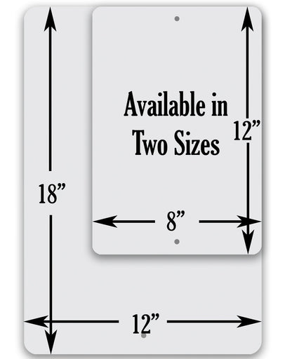 Mountain Bike Parking - Metal Sign