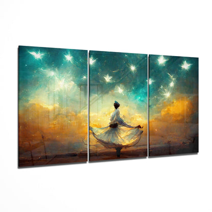 Under the Sky glass wall art sky print