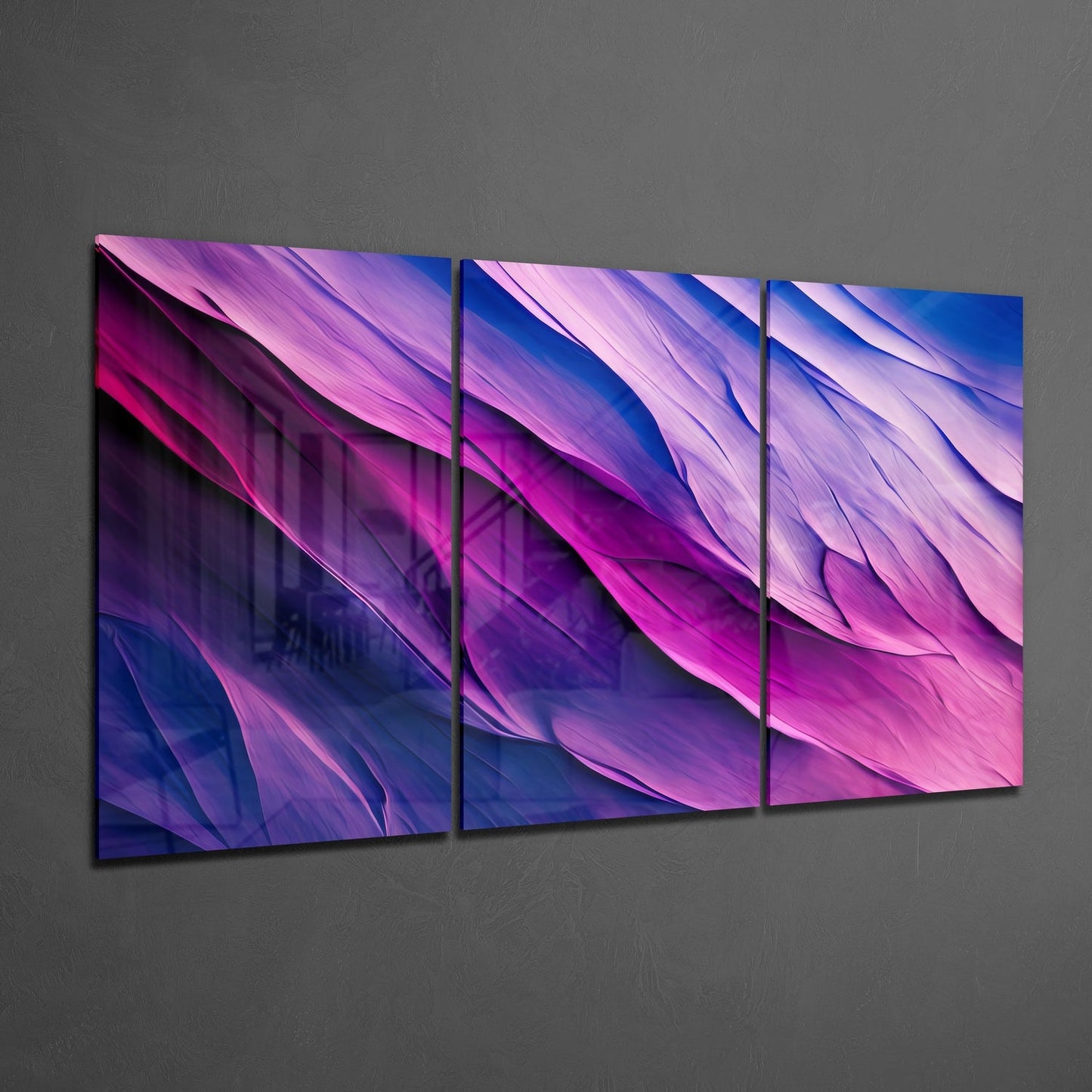 Purple Glass Wall Art
